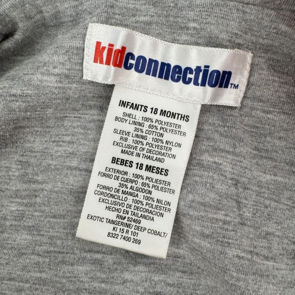 Vtg Kid Connection Sz 18M Orange Racing Windbreaker Jacket Infants Winner Circle